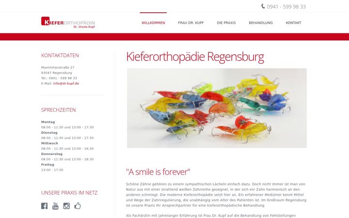 Screenshot of dr-kupf.de