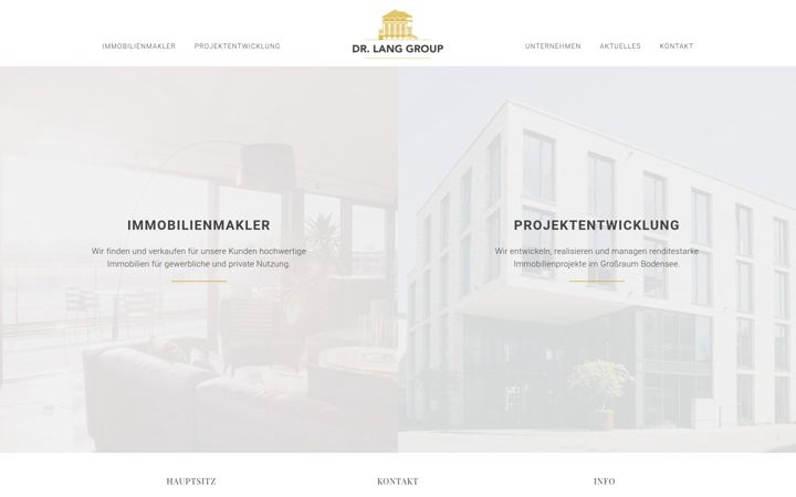 Screenshot of dr-lang-group.com