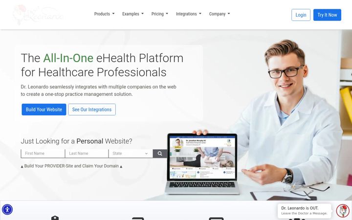 Screenshot of dr-leonardo.com