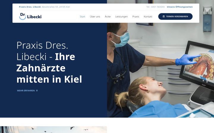 Screenshot of dr-libecki.de