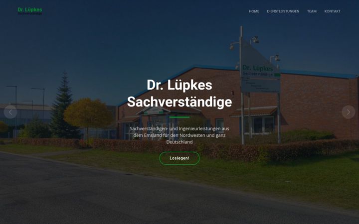 Screenshot of dr-luepkes.de
