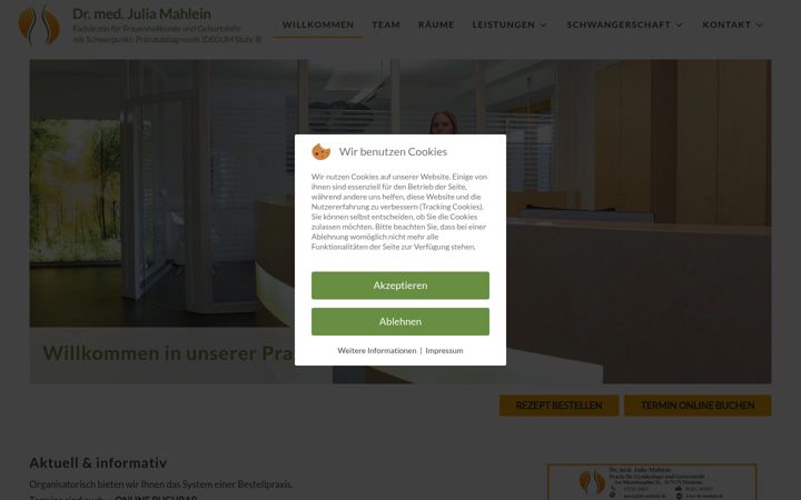 Screenshot of dr-mahlein.de