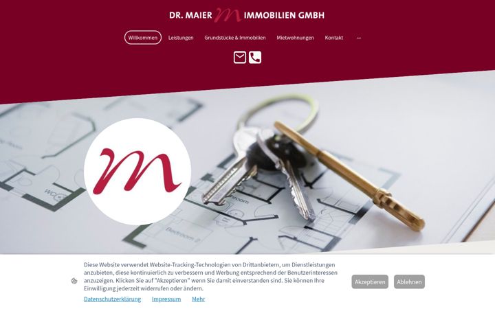 Screenshot of dr-maier-immobilien.de