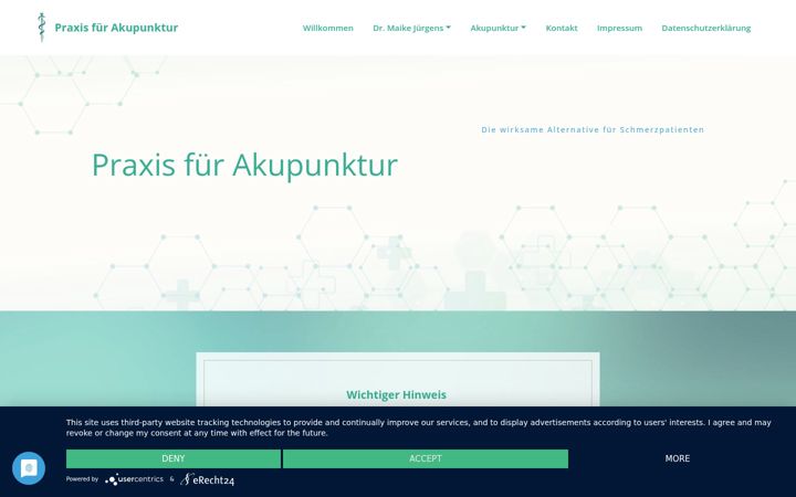 Screenshot of dr-maike-juergens.de