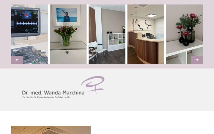 Screenshot of dr-marchina.de