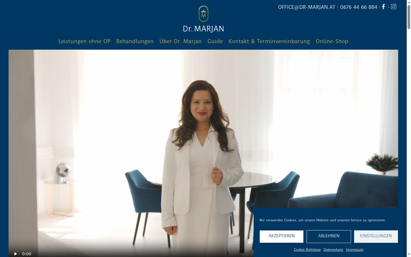 Sutikimo reklamjuostės, rodytos prieš bet kokią sąveiką, ekrano kopija