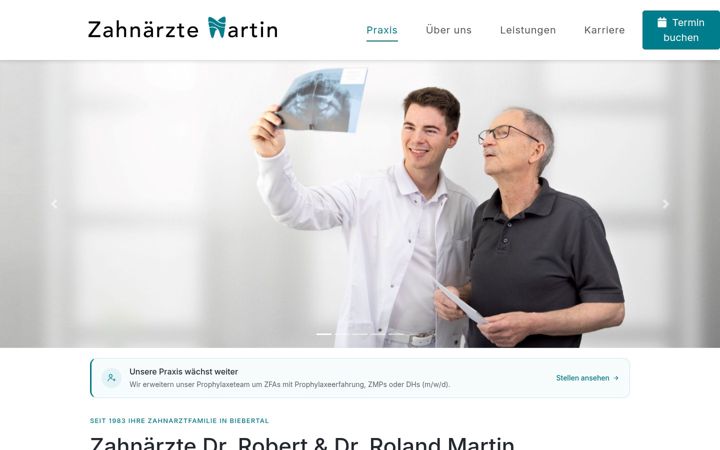 Screenshot of dr-martin-biebertal.de