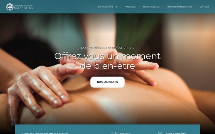 Screenshot of dr-massages-bayonne.com