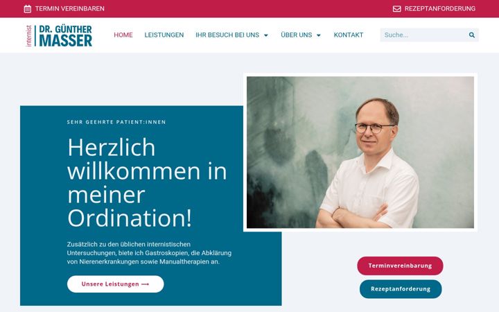 Zrzut ekranu dr-masser.at
