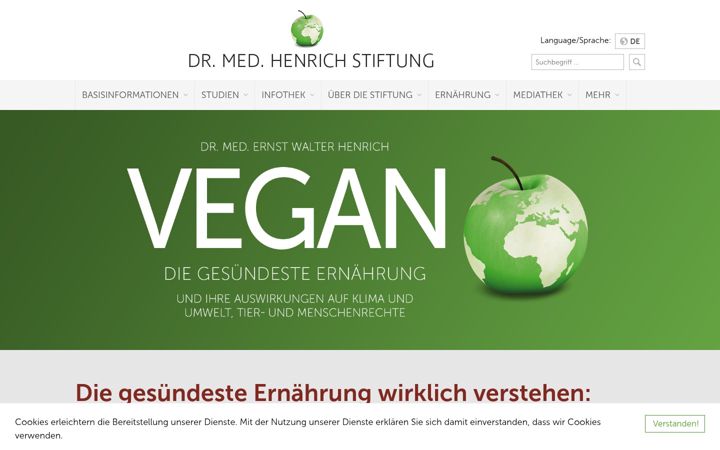 Screenshot of dr-med-henrich.foundation