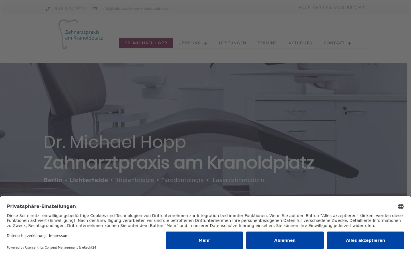 Screenshot tal-banner tal-kunsens muri qabel kwalunkwe interazzjoni