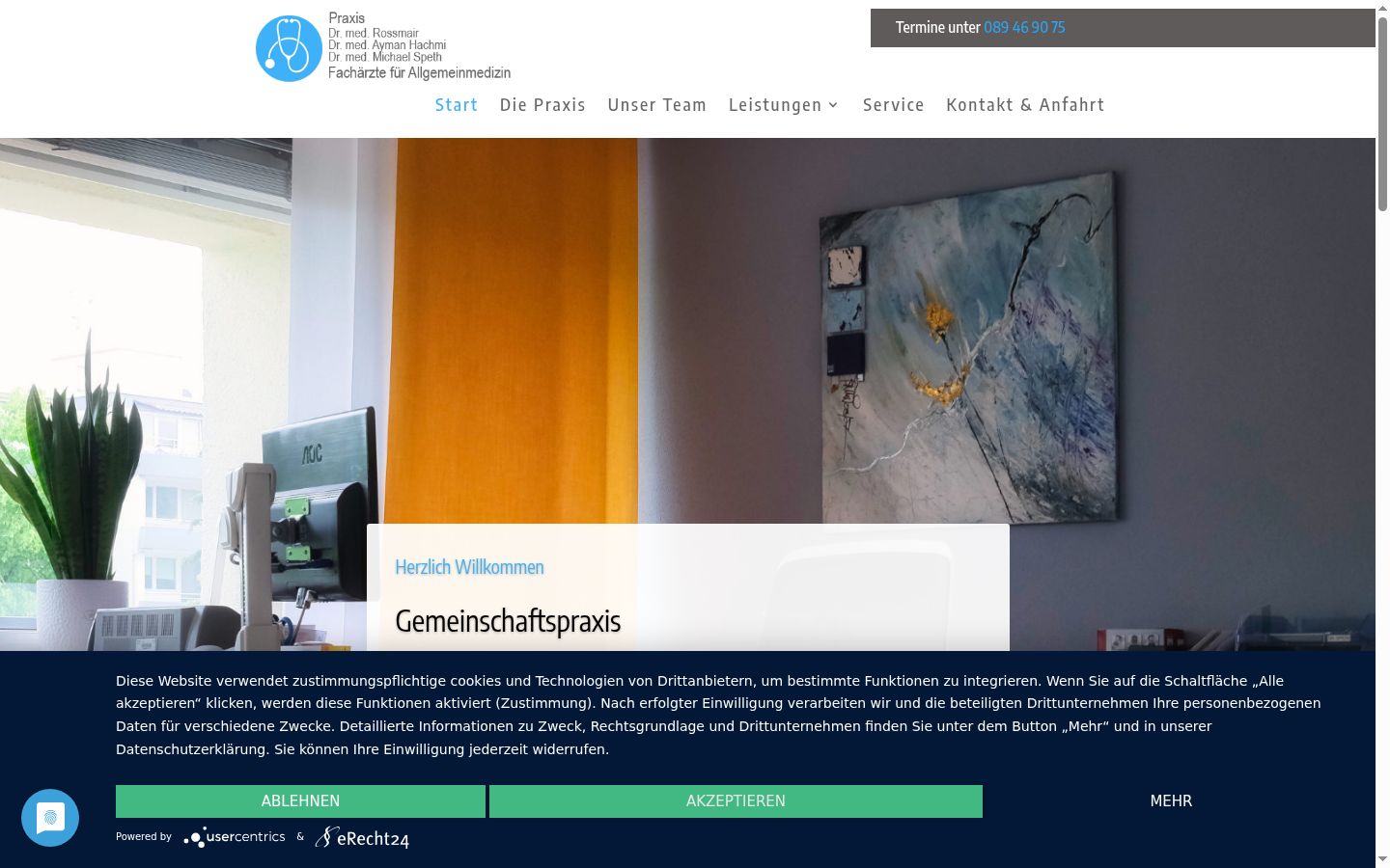 Sutikimo reklamjuostės, rodytos prieš bet kokią sąveiką, ekrano kopija