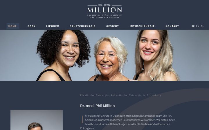 Capture d'écran de dr-million.de