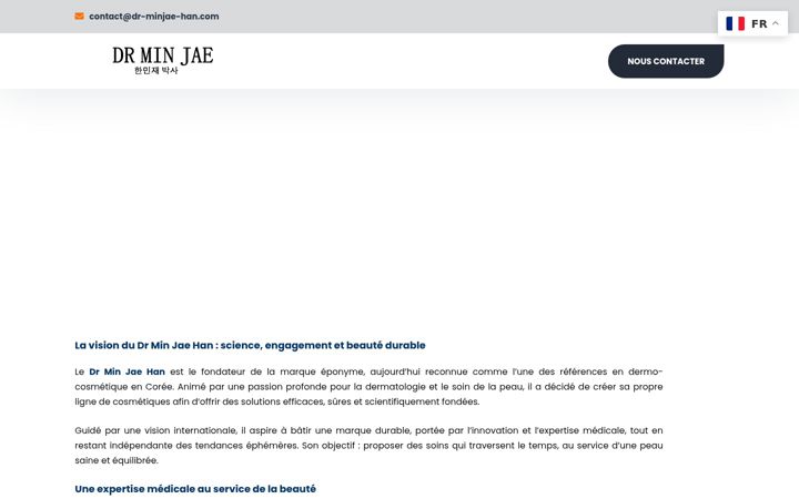 Screenshot of dr-minjae-han.com
