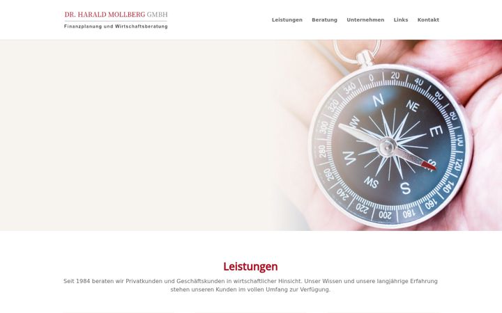 Screenshot of dr-mollberg.de