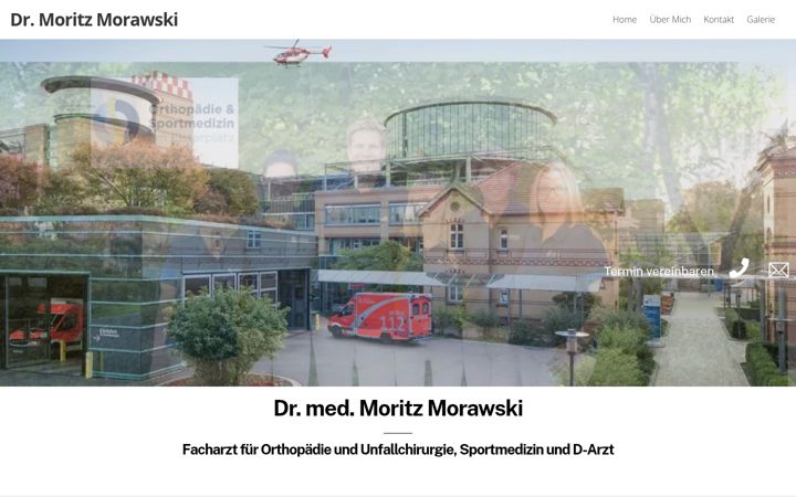 Screenshot of dr-moritz-morawski.de