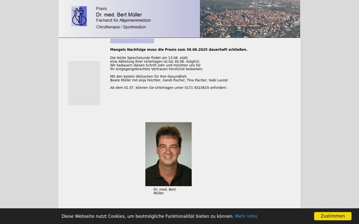 Screenshot of dr-mueller-noerdlingen.de
