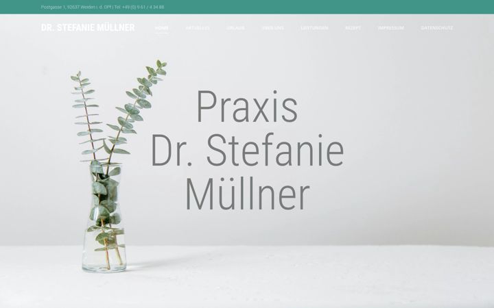 Screenshot of dr-muellner.de