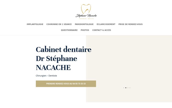 Screenshot of dr-nacache-stephane-chirurgiens-dentistes.fr