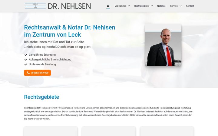 Screenshot of dr-nehlsen.de