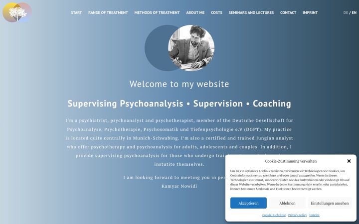 Screenshot of dr-nowidi-psychotherapie.de