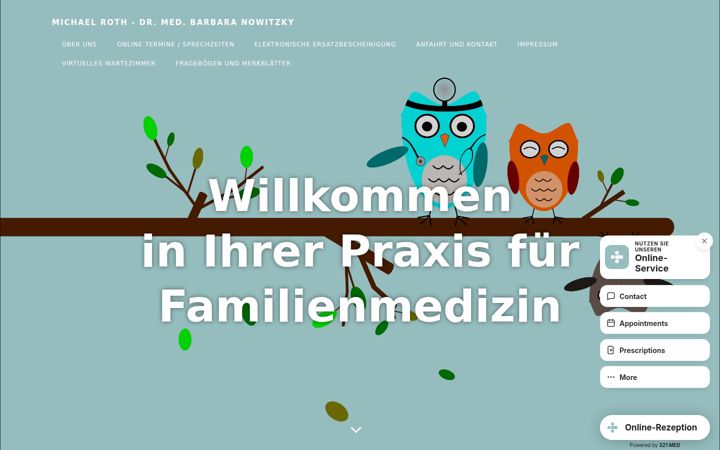 Screenshot of dr-nowitzky.de