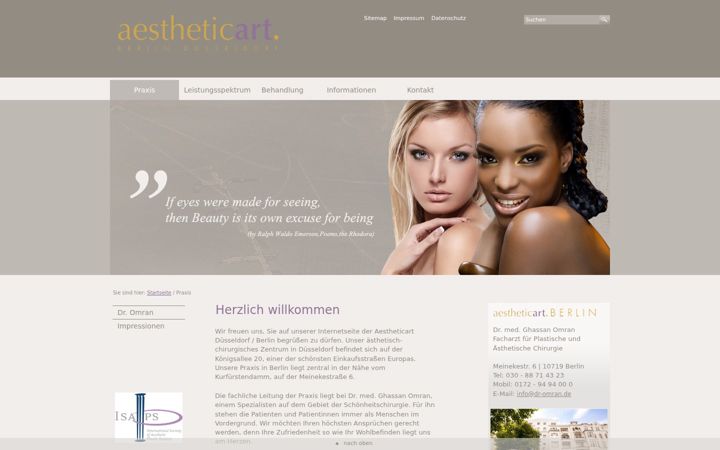 Screenshot of dr-omran.de