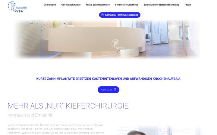 Screenshot of dr-palluck.de