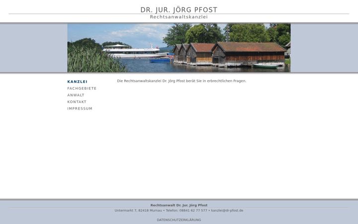 Screenshot of dr-pfost.de