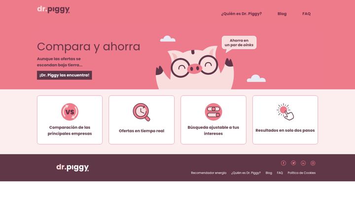 Screenshot of dr-piggy.es