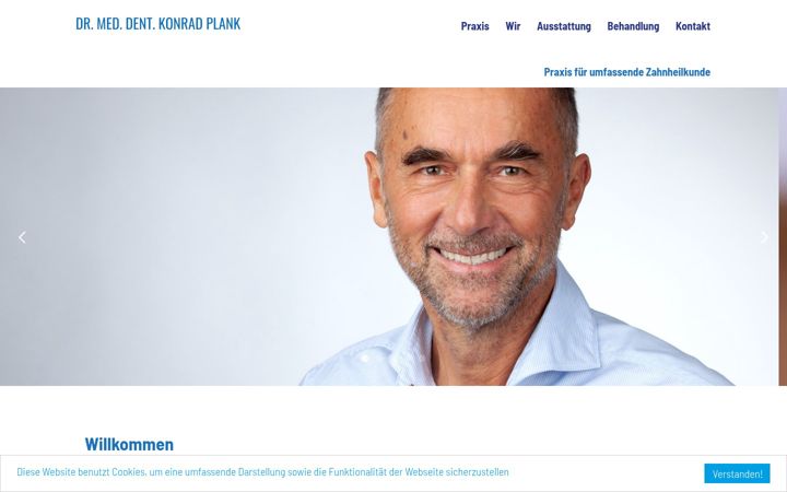 Screenshot of dr-plank-kelheim.de
