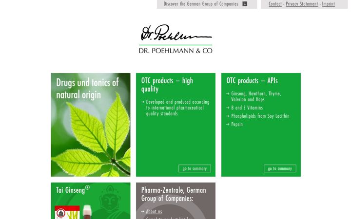 Screenshot of dr-poehlmann.de