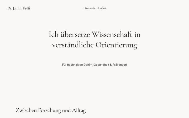 Screenshot of dr-pruess.de