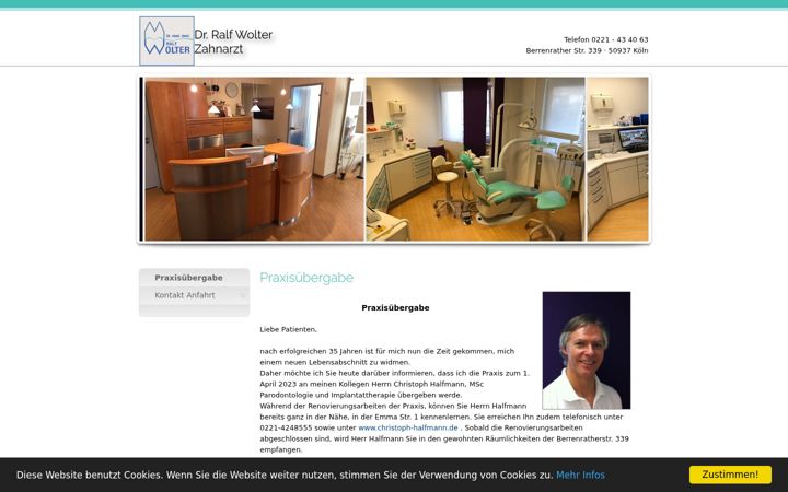 Screenshot of dr-ralfwolter.de