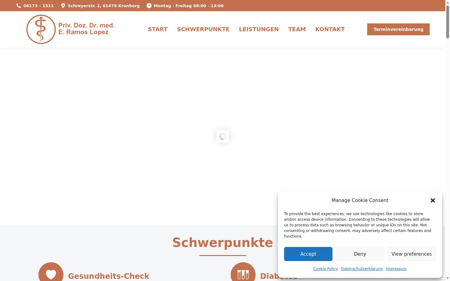 Screenshot tal-banner tal-kunsens muri qabel kwalunkwe interazzjoni