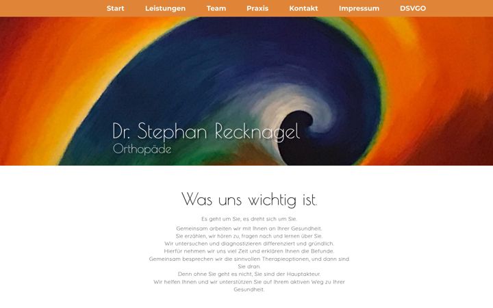 Screenshot of dr-recknagel-witten.de