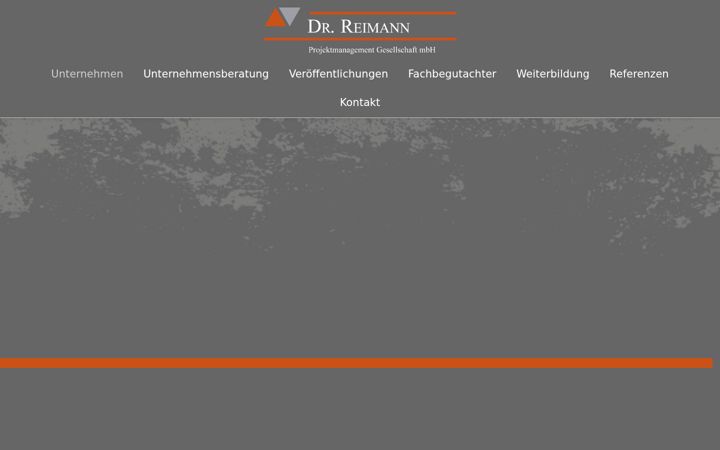 Screenshot of dr-reimann-gmbh.de