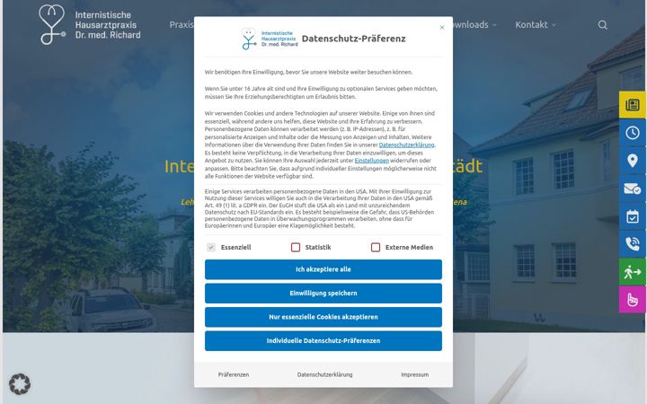 Kuvakaappaus sivustosta dr-richard.info