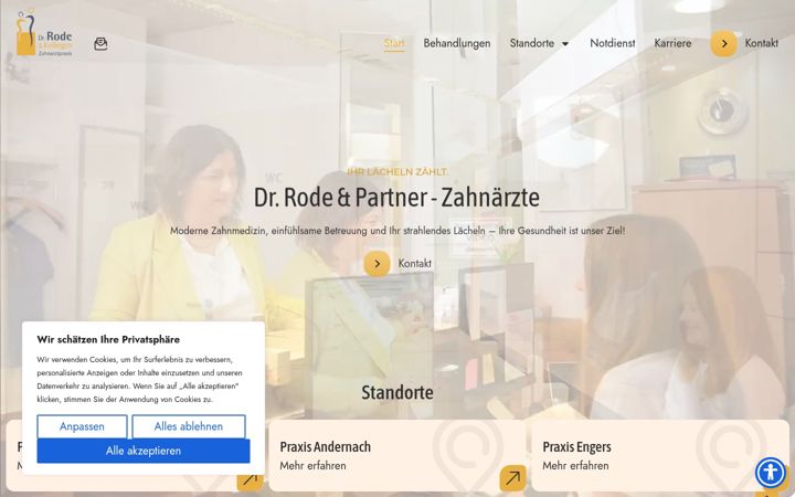 Snímek obrazovky dr-rode.de