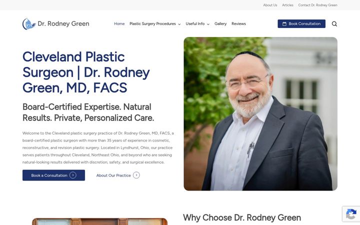 Screenshot of dr-rodgreen.com