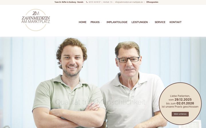 Screenshot of dr-rueffer.de
