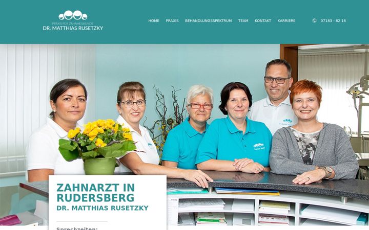 Screenshot of dr-rusetzky.de
