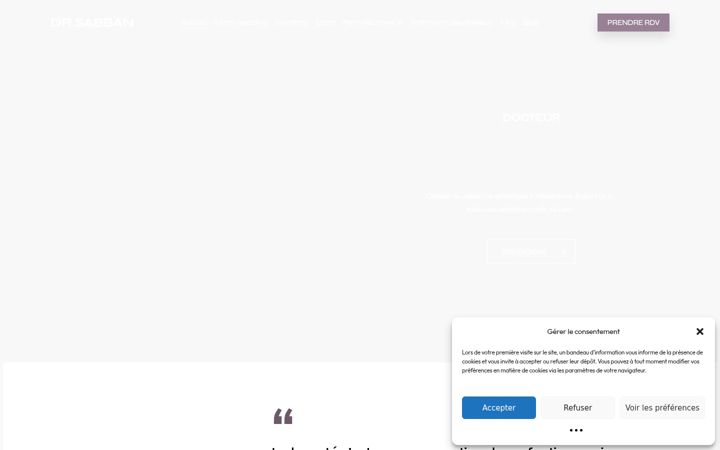 Screenshot of dr-sabban.com