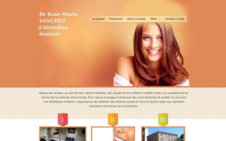 Kuvakaappaus sivustosta dr-sanchez-rose-marie.chirurgiens-dentistes.fr