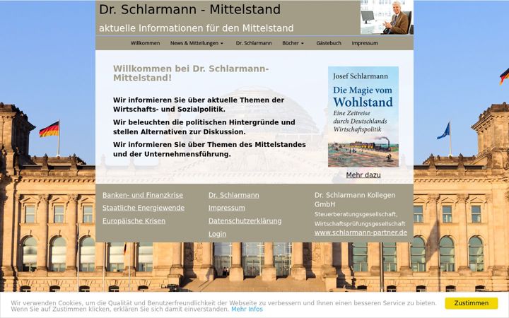 Screenshot of dr-schlarmann-mittelstand.de