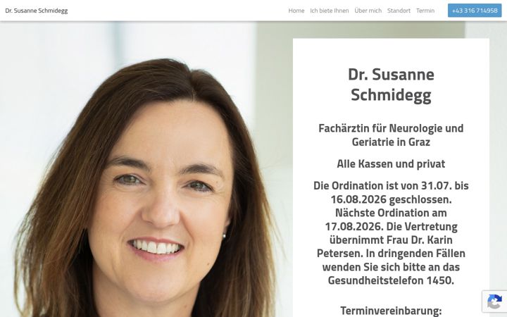 Zrzut ekranu dr-schmidegg.at