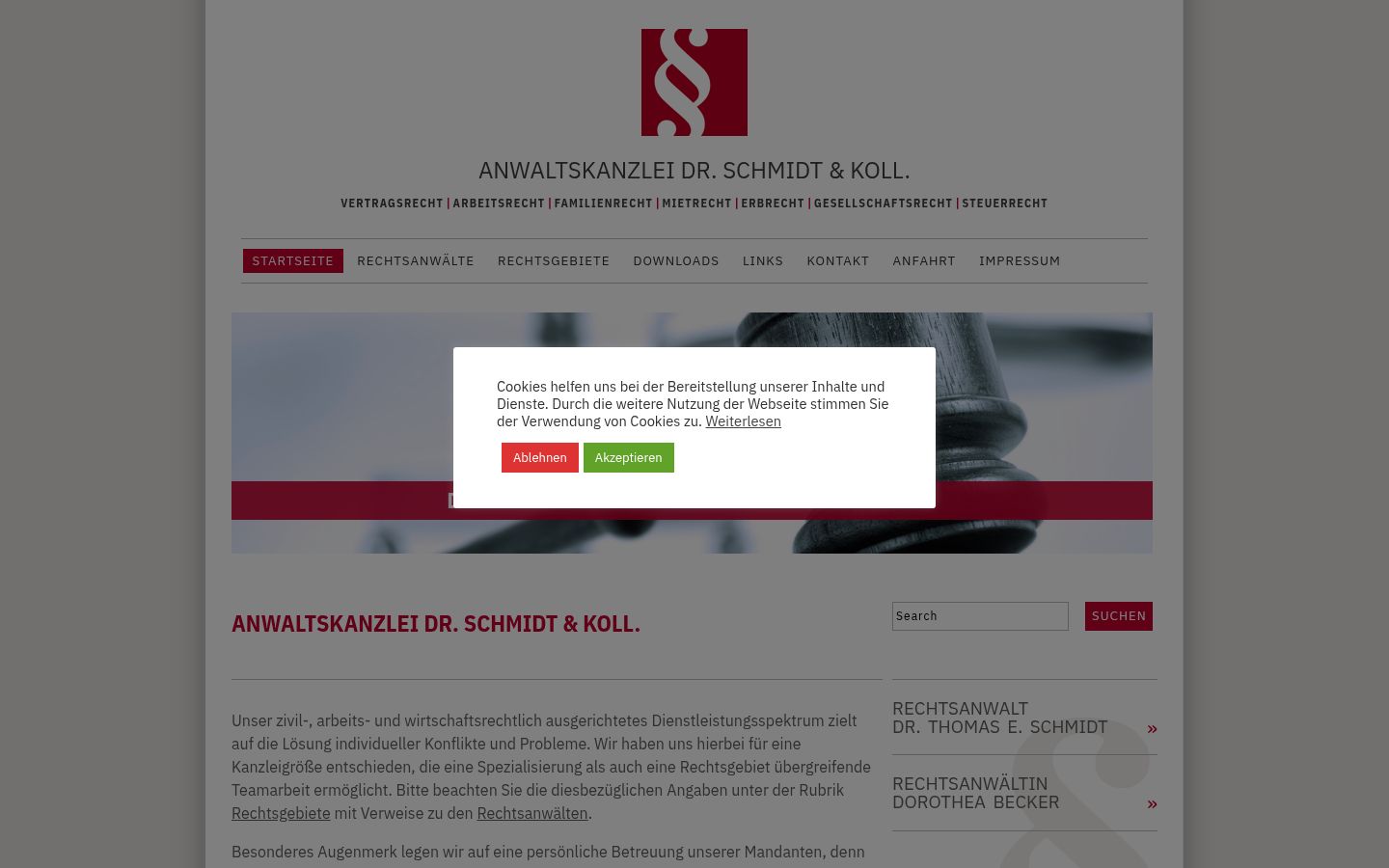 Screenshot tal-banner tal-kunsens muri qabel kwalunkwe interazzjoni