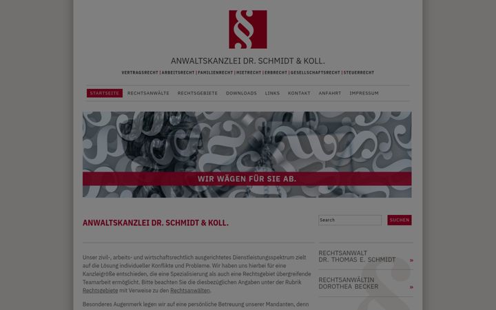 Screenshot of dr-schmidt-rae.de
