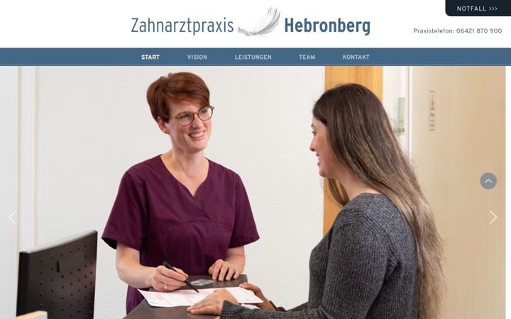 Ekraanipilt saidist dr-schuenemann.de