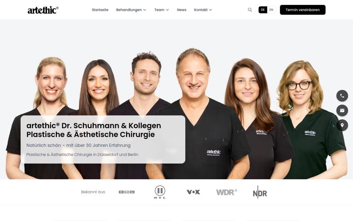 Ekraanipilt saidist dr-schuhmann.de